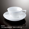 Tasse et soucoupe en porcelaine blanche spéciale spéciale et saine